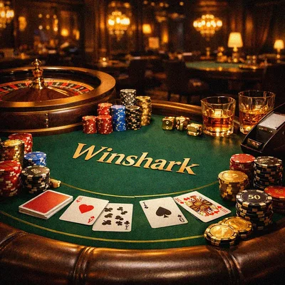 Premium Winshark live dealer casino table